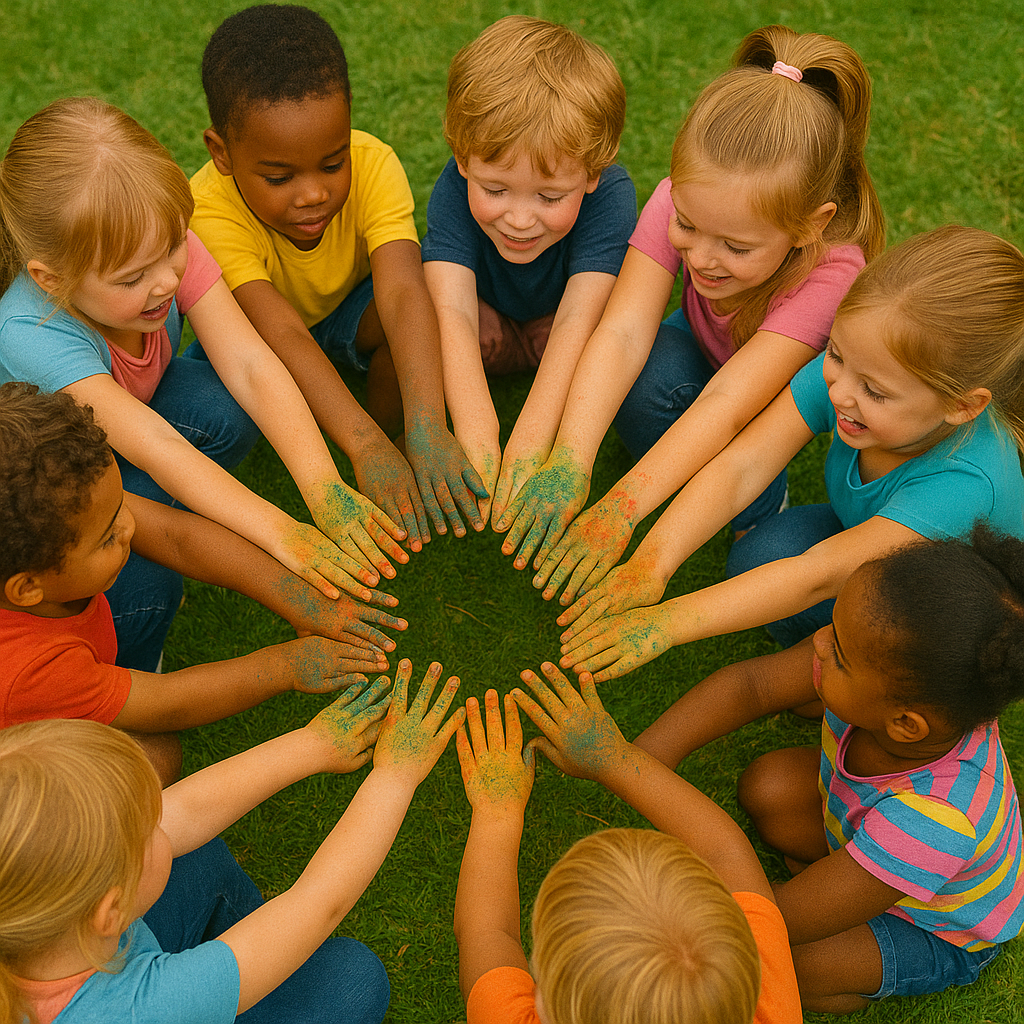 Hände als Symbol für Zusammenhalt und Unterstützung
